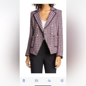 Veronica Beard Theron Tweed Blazer